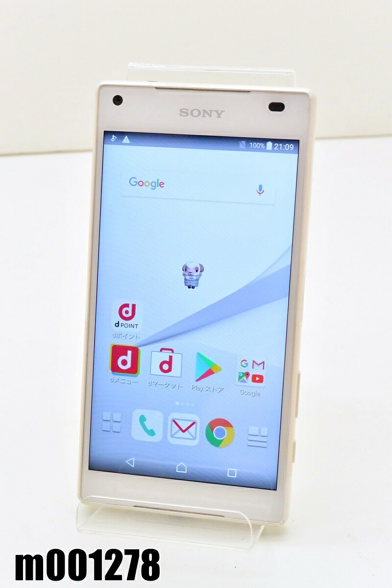 楽天市場 白ロム Docomo Sony Xperia Z5 Compact 32gb Android7 ホワイト So 02h 初期化済 M 中古 K0227 Tceダイレクト楽天市場店