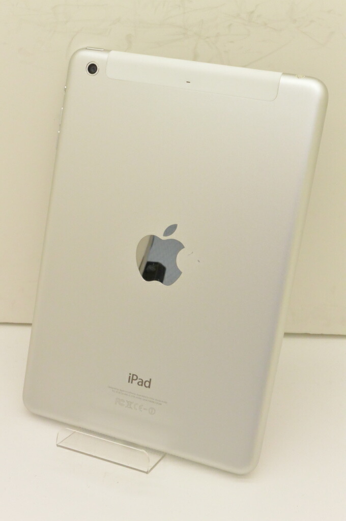 楽天市場 白ロム Au Simロック中 Apple Ipad Mini2 Cellular 16gb Ipados12 4 7 Silver Me814ja A 初期化済 M004456 中古 K20200616 Tceダイレクト楽天市場店