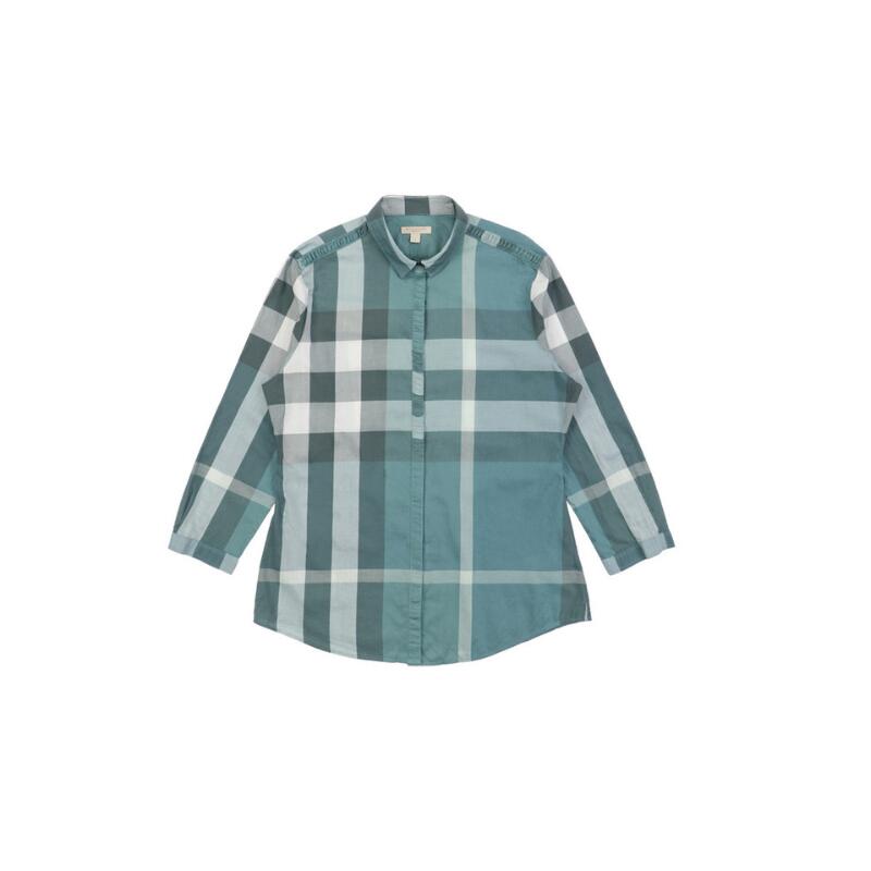 赤ちょうちんバリーBURBERRY レディース 照合のしるし プルオーバー 3943404 3259B OPAL-GREEN【並行輸入品】【新古品・未当て嵌める品】