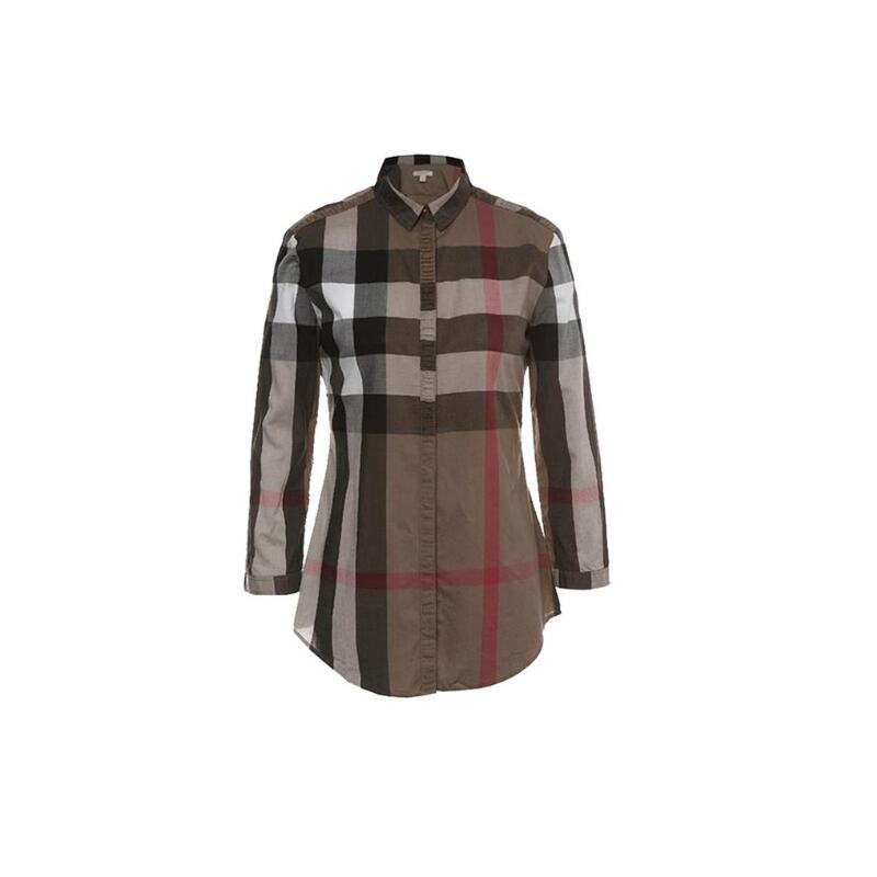 赤ちょうちんバリーBURBERRY レディース 雑ぜ合わせる色つや プルオーバー 3877243 2515B TAUPE-BROWN【並行輸入品】【新古品・未当て嵌める品】
