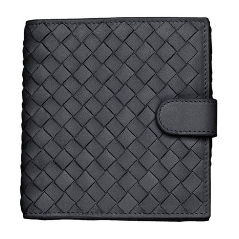 ボッテガ・ヴェネタ BOTTEGA VENETA メンズスナップボタン二つ折り財布 163240 V001N 1000【並行輸入品】【新古品・未使用品】｜TCONNECTオンラインストア