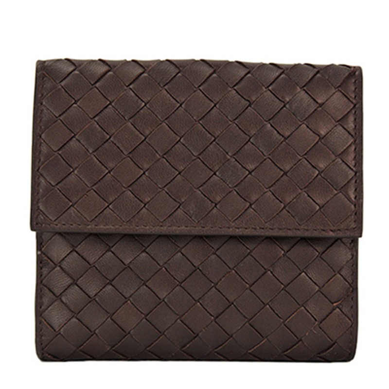 ボッテガ・ヴェネタ BOTTEGA VENETA メンズスナップボタン二つ折りがま口 163240 V001N 2040【並行輸入品】【新古品・未当て嵌める品】 バッグ・小物・ブランド雑貨-財布・ケース-メンズ財布