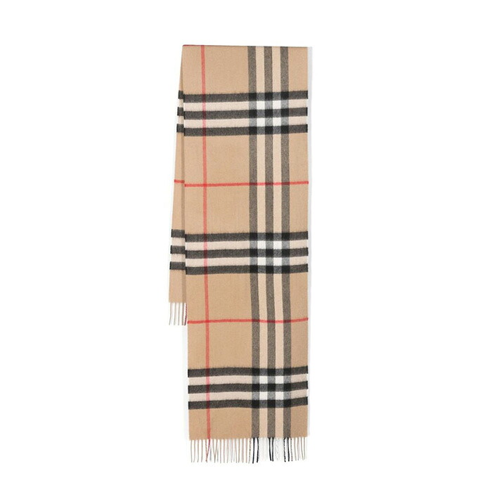 赤ちょうちんバリーBURBERRY LADIES MUFFLER レディース えり巻き 8076576 A7026 BEIGE【並行輸入品】【新古品・未当て嵌める品】