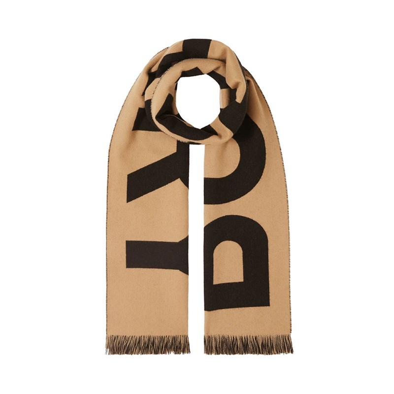 赤ちょうちんバリーBURBERRY MUFFLER 消音装置 8057147 A7026 BEIGE【並行輸入品】【新古品・未当て嵌める品】 レディーススカーフ-マフラー・スカーフ