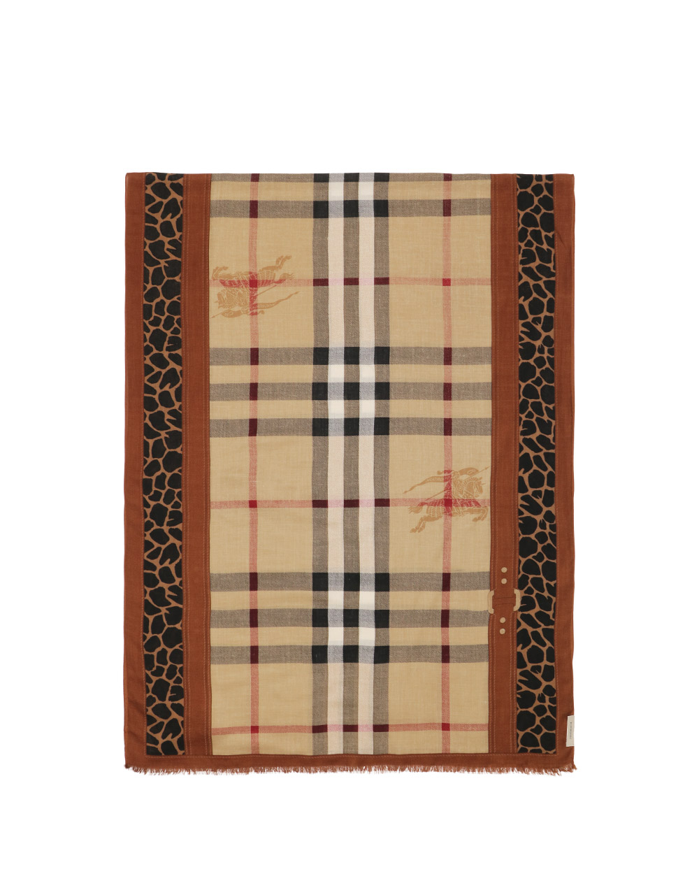 赤ちょうちんバリーBURBERRY SCARF レディースえり巻き 3943325 2675P MID-CAMEL【並行輸入品】【新古品・未当て嵌める品】