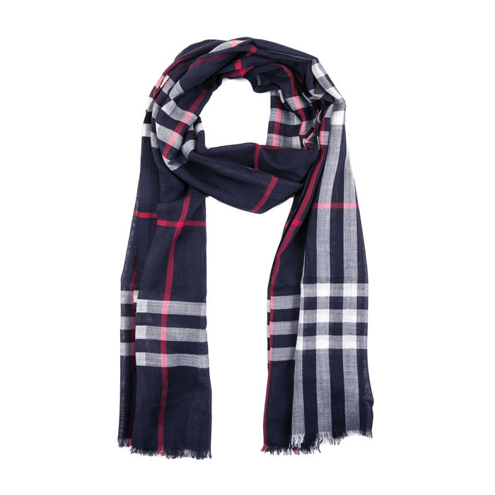 バーバリーBURBERRY SCARF レディーススカーフ 3995485 4100B NAVY【並行輸入品】【新古品・未使用品】｜TCONNECTオンラインストア