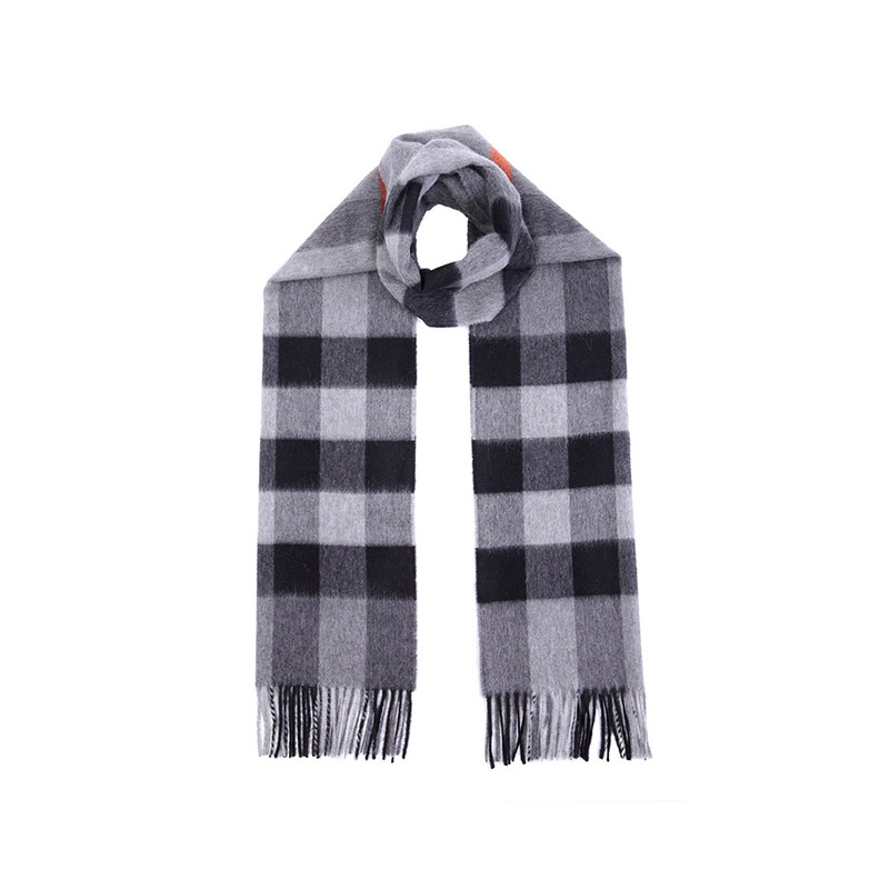 赤ちょうちんバリーBURBERRY MUFFLER えり巻き 3942874 0320T MID-GREY【並行輸入品】【新古品・未当て嵌める品】