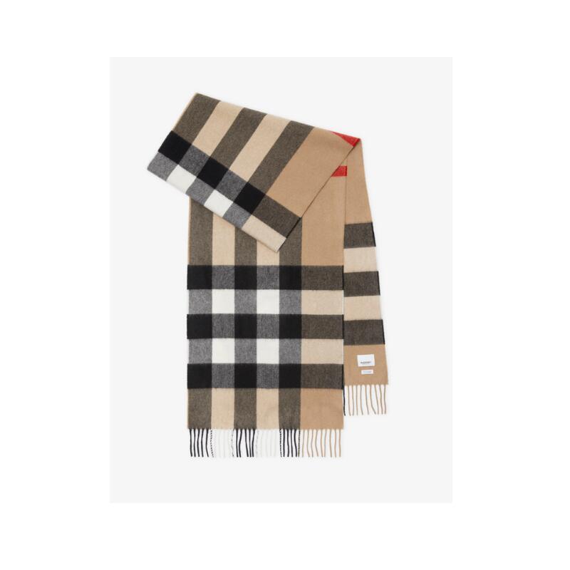 赤ちょうちんバリーBURBERRY レディース えり巻き 4065349 2310B CAMEL【並行輸入品】【新古品・未当て嵌める品】
