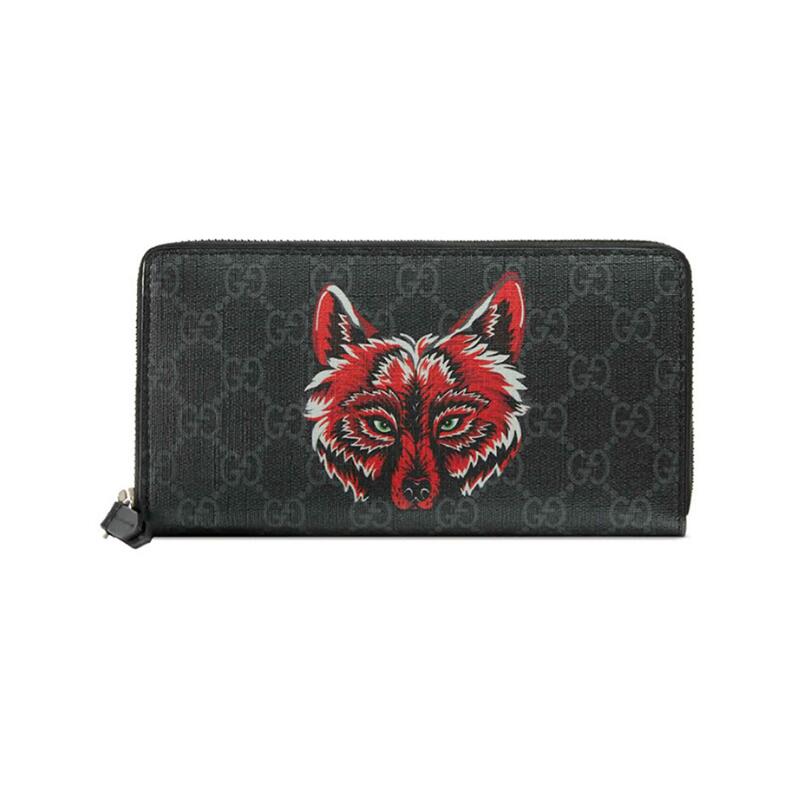楽天市場】【新品】グッチ GUCCI キャットモチーフ ロングウォレット