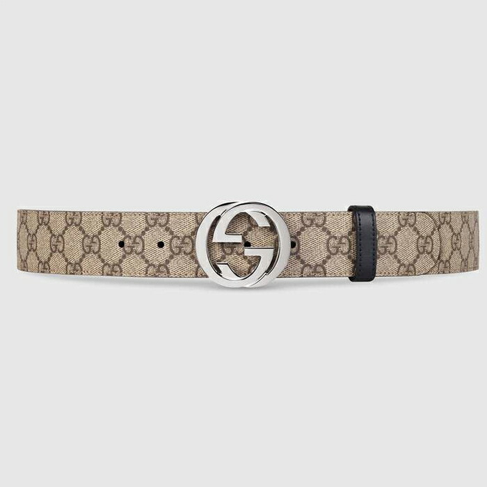 グッチ GUCCI BELT メンズベルト 473030 KGDHN 9769 BEIGE/BLACK【並行輸入品】【新古品・未使用品】｜TCONNECTオンラインストア