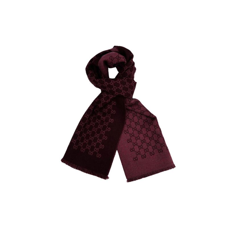 【新品未使用】　GUCCI❌adidas ウールマフラー GUCCI グッチ マフラー 387574 4G200 メンズ ウール ストール