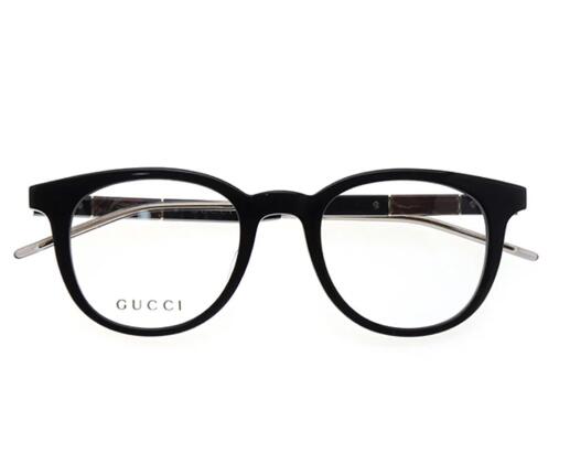 グッチ GUCCI EYEWEAR レディースメガネフレーム GG0845差しゆるす ACETATE 001【並行輸入品】【新古品・未当て嵌める品】