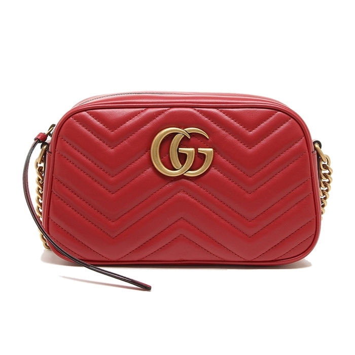 グッチ GUCCI BAG レディース御徒面子 447632 DTD1T 6433 RED【並行輸入品】【新古品・未当て嵌める品】 ショルダーバッグ・メッセンジャーバッグ-バッグ・小物・ブランド雑貨