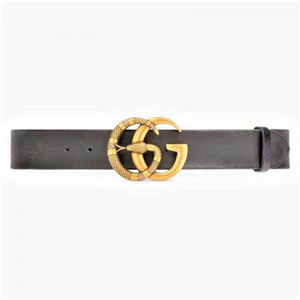グッチGUCCI MEN BELT メンズ三尺帯 458949 CVE0T 1000【並行輸入品】【新古品・未当て嵌める品】