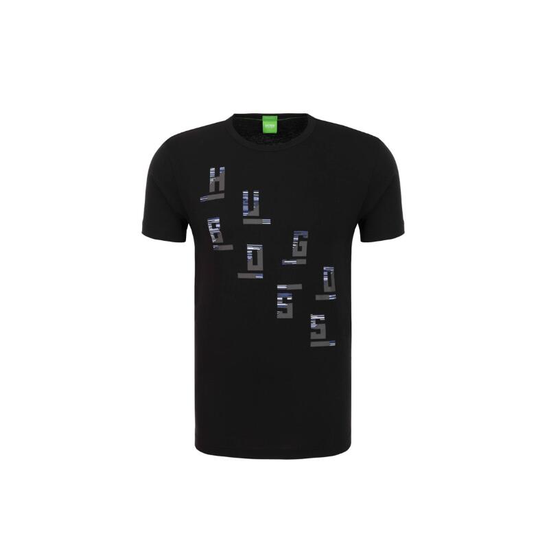 ヒューゴ 主任者 HUGO BOSS メンズ  ティーシャツ TEE4 50372468 001【並行輸入品】【新古品・未当て嵌める品】