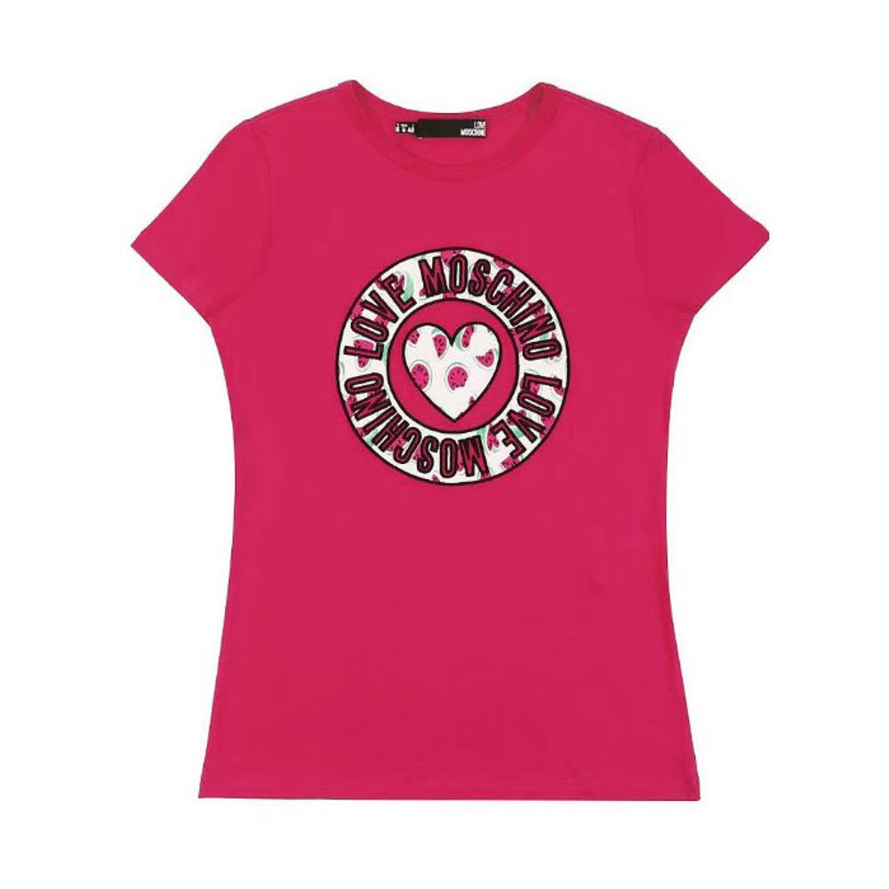 モスキーノ MOSCHINO LADIES T-SHIRT レディース T シャツ W4F7314 E1698 O13【並行輸入品】【新古品・未使用品】|TCONNECTオンラインストア