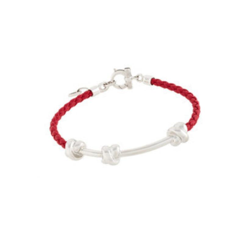 フェラガモ FERRAGAMO レディース Nodo シルバー & レザー ブレスレット73-0082 0599145 BRACEL【並行輸入品】【新古品・未使用品】|TCONNECTオンラインストア