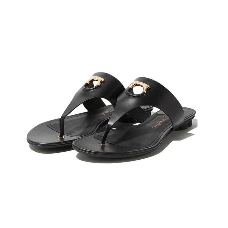 フェラガモ FERRAGAMO レディース サンダル 0684827 ENFOLA NERO【並行輸入品】【新古品・未使用品】｜TCONNECTオンラインストア