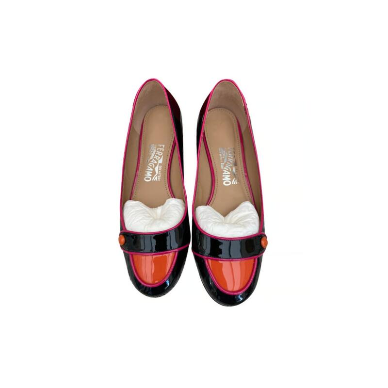 フェラガモ FERRAGAMO LADIES SHOES レディース シューズ 0568951 PETRISSA NERO【並行輸入品】【新古品・未当て嵌める品】