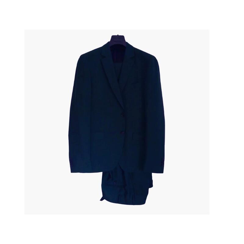 フェラガモ FERRAGAMO メンズ背広 14-1802 0586183 NAVY【並行輸入品】【新古品・未当て嵌める品】