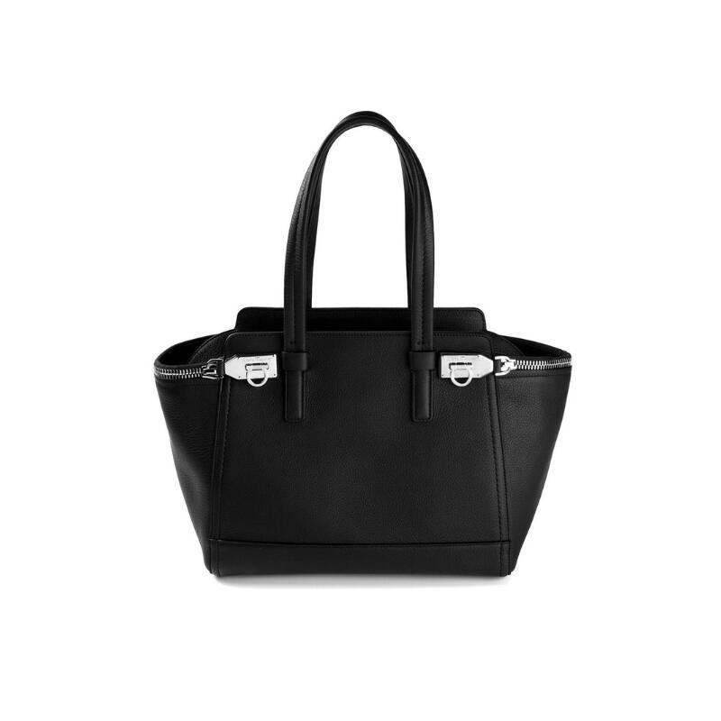 フェラガモ FERRAGAMO レディース ジップディテールトラペーズトートバッグ 21-E763 0584467 CACAO【並行輸入品】【新古品・未当て嵌める品】