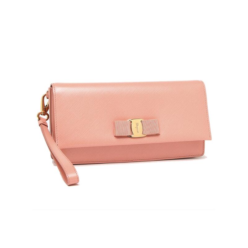 フェラガモ FERRAGAMO  レディース クラッチペダル御徒面子 21-E633 0584462 BLUSH【並行輸入品】【新古品・未当て嵌める品】