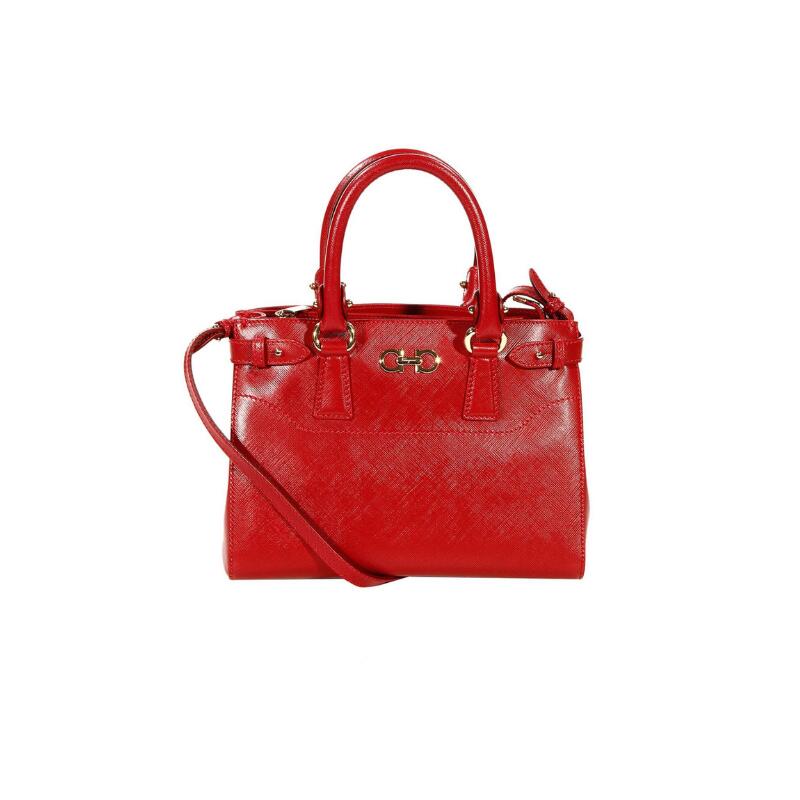 フェラガモ FERRAGAMO レディース ガンチーニ ハンドバッグ 21-E428 0583754 ROSSO【並行輸入品】【新古品・未使用品】|TCONNECTオンラインストア