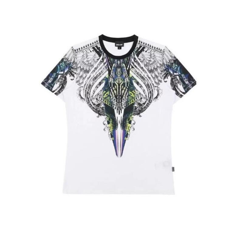ジャストカヴァリ JUST CAVALLI メンズ T プルオーバー S01GC0315 N20663 100【並行輸入品】【新古品・未当て嵌める品】