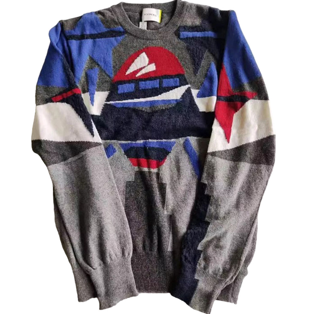 アイスバーグ ICEBERG メンズ セーター A004 7077 0002【並行輸入品】【新古品・未使用品】