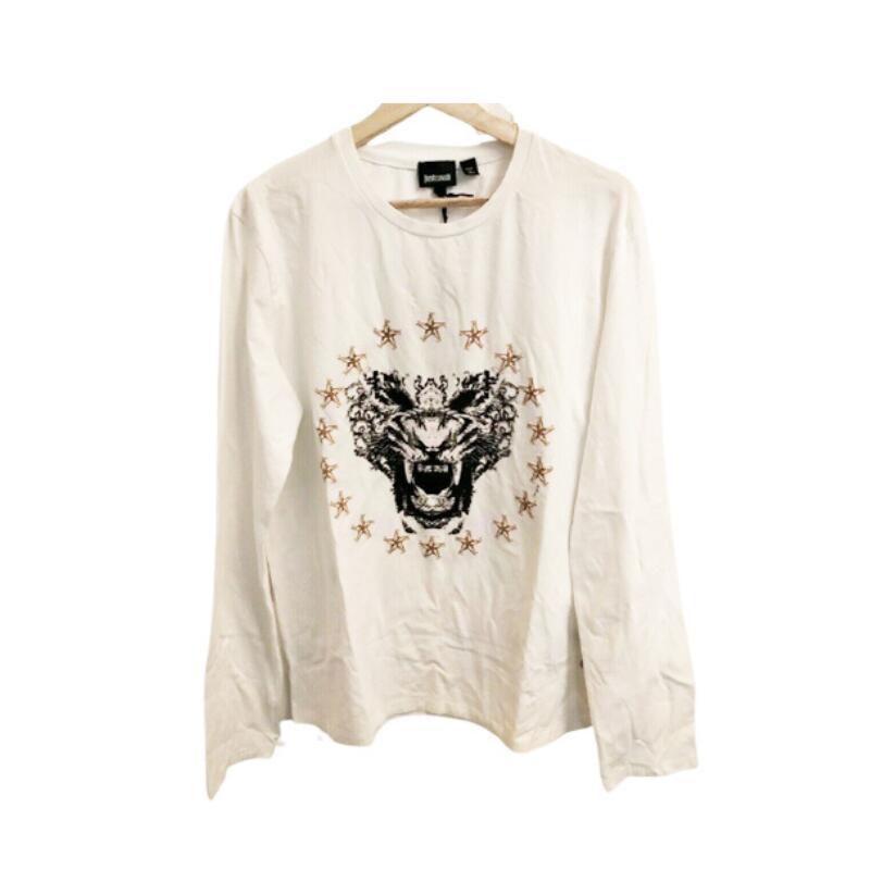 ジャストカヴァリ JUST CAVALLI メンズ T プルオーバー S03GC0209 N20543 101【並行輸入品】【新古品・未当て嵌める品】