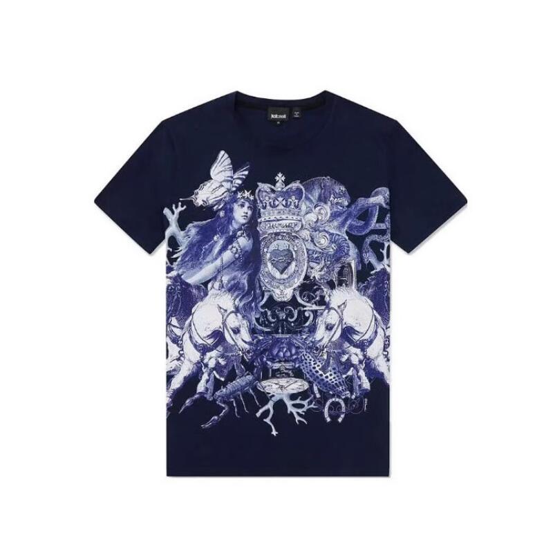 ジャストカヴァリ JUST CAVALLI メンズ T シャツ S01GC0229 N20663 524【並行輸入品】【新古品・未使用品】|TCONNECTオンラインストア