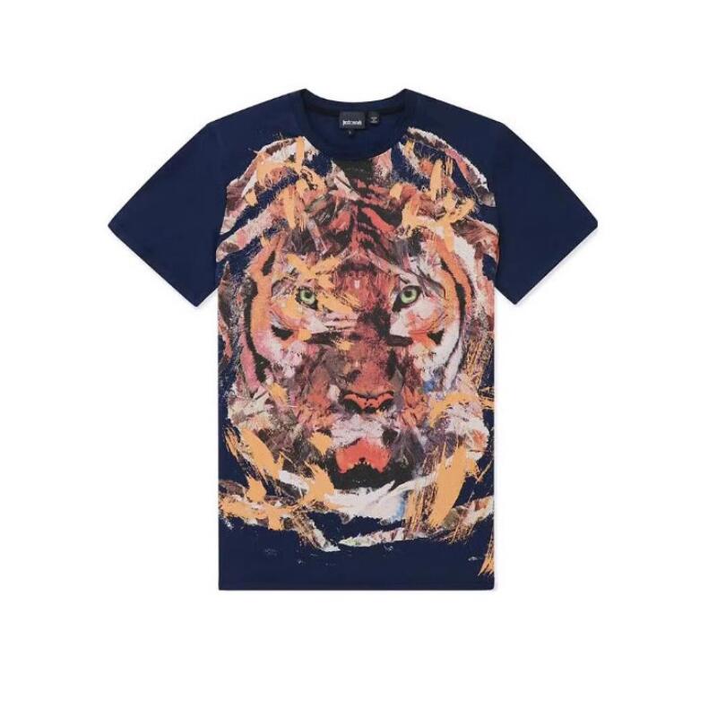 ジャストカヴァリ JUST CAVALLI メンズ T ティーシャツ S01GC0230 N20663 524【並行輸入品】【新古品・未当て嵌める品】 メンズファッション-Tシャツ・カットソー-トップス