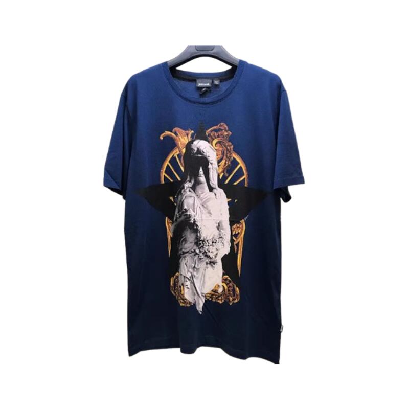ジャストカヴァリ JUST CAVALLI メンズ T プルオーバー S03GC0196 N20663 477【並行輸入品】【新古品・未当て嵌める品】
