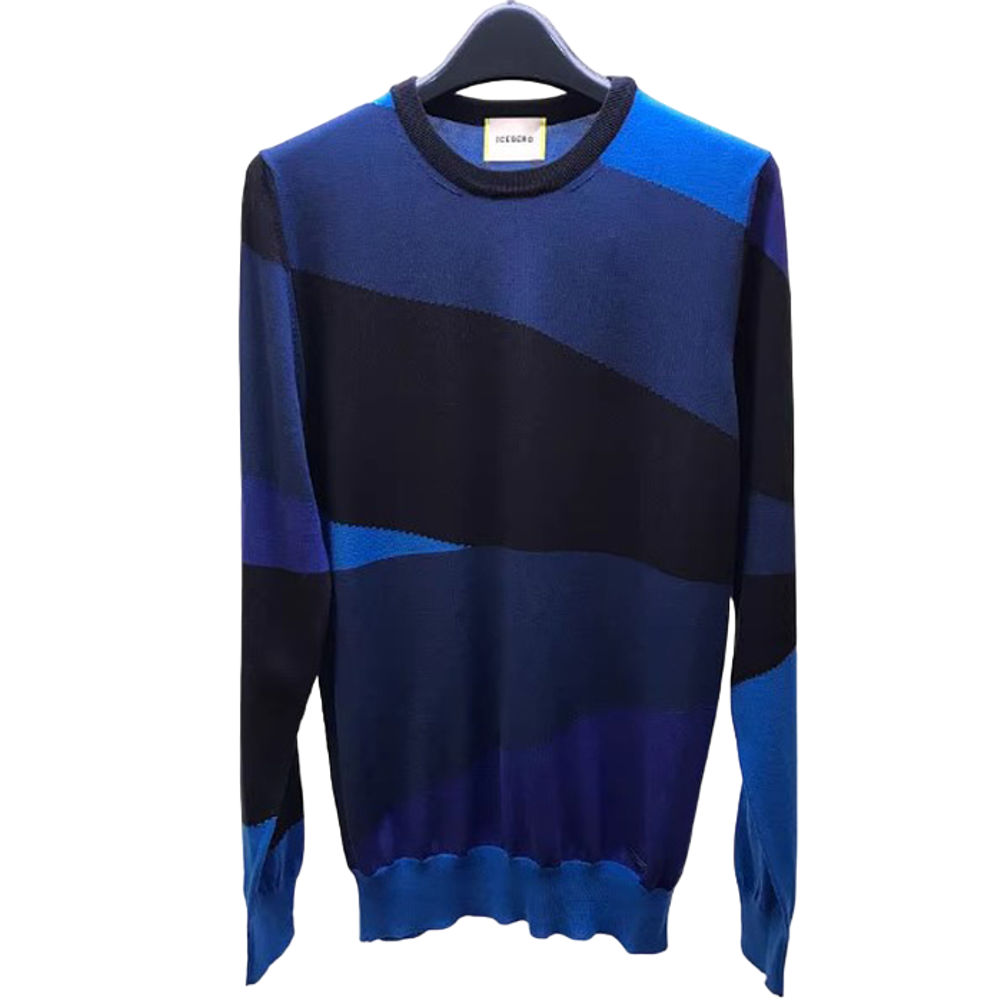 アイスバーグレタス ICEBERG メンズ スウェーター A055 7605 0001【並行輸入品】【新古品・未当て嵌める品】