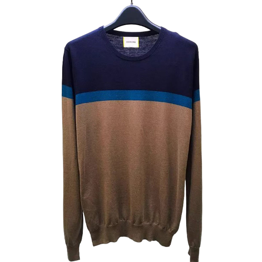 アイスバーグレタス ICEBERG メンズ スウェーター A012 9015 0101【並行輸入品】【新古品・未当て嵌める品】