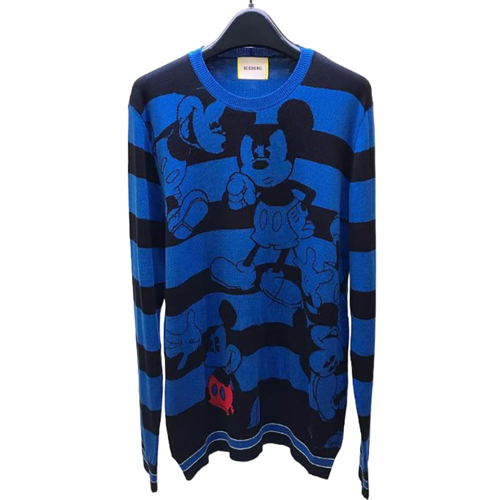 アイスバーグ ICEBERG メンズ セーター A037 7077 8993【並行輸入品】【新古品・未使用品】