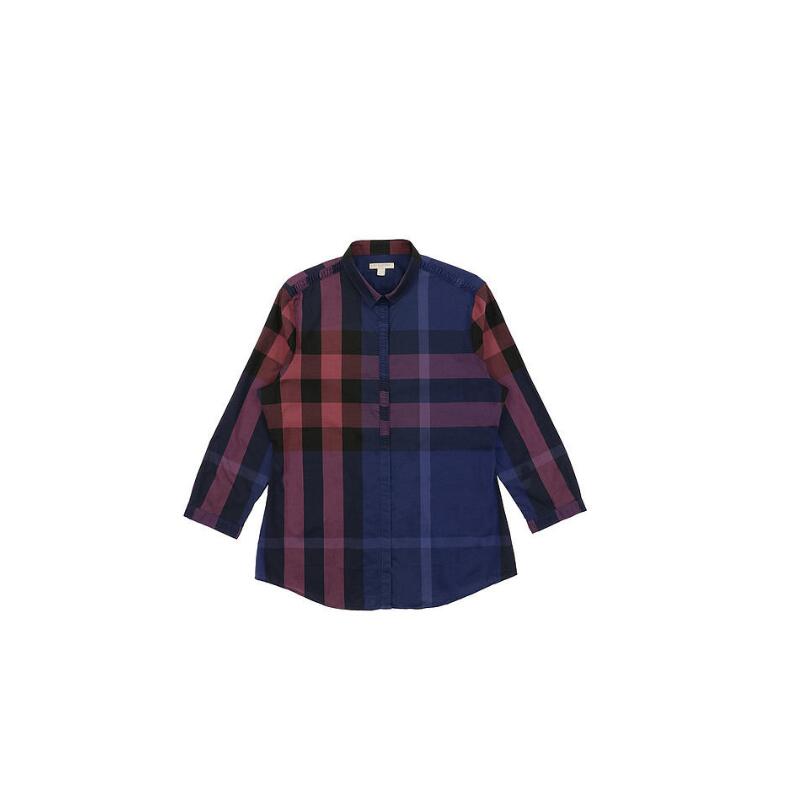バーバリーBURBERRY LADIES SHIRT レディース シャツ 3943844 4099B INDIGO【並行輸入品】【新古品・未使用品】|TCONNECTオンラインストア