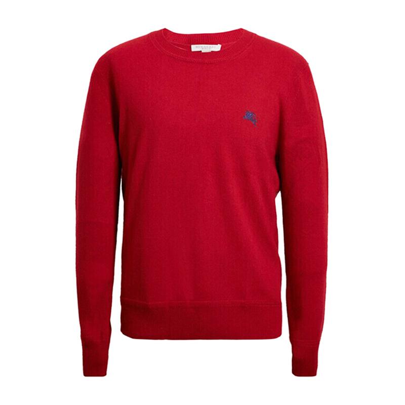 バーバリーBURBERRY メンズ レッド ニット セーター 3943758 60800 MILIT-RED【並行輸入品】【新古品・未使用品】｜TCONNECTオンラインストア