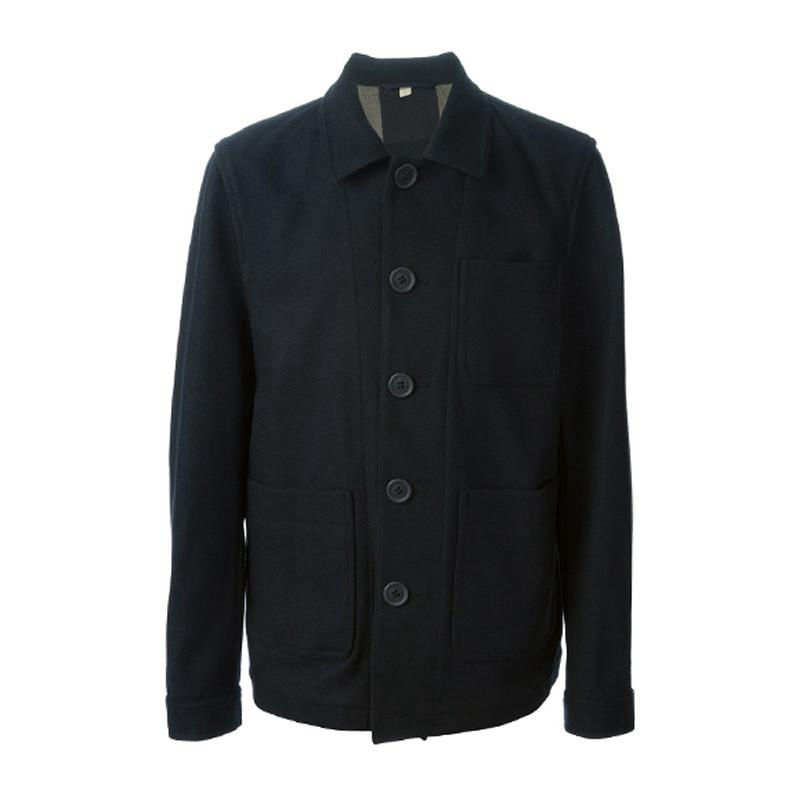 バーバリーBURBERRY メンズ ネイビー ジャケット 3941494-41000-NAVY【並行輸入品】【新古品・未使用品】