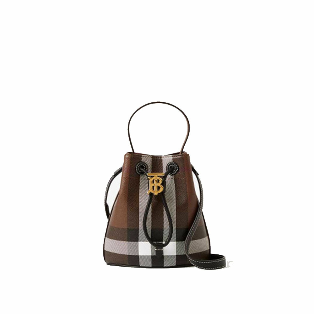 赤ちょうちんバリーBURBERRY レディース ミニ 読み合わせる 井戸釣瓶 御徒面子 8066213 A8900 DARKBIRCHBROWN【並行輸入品】【新古品・未当て嵌める品】