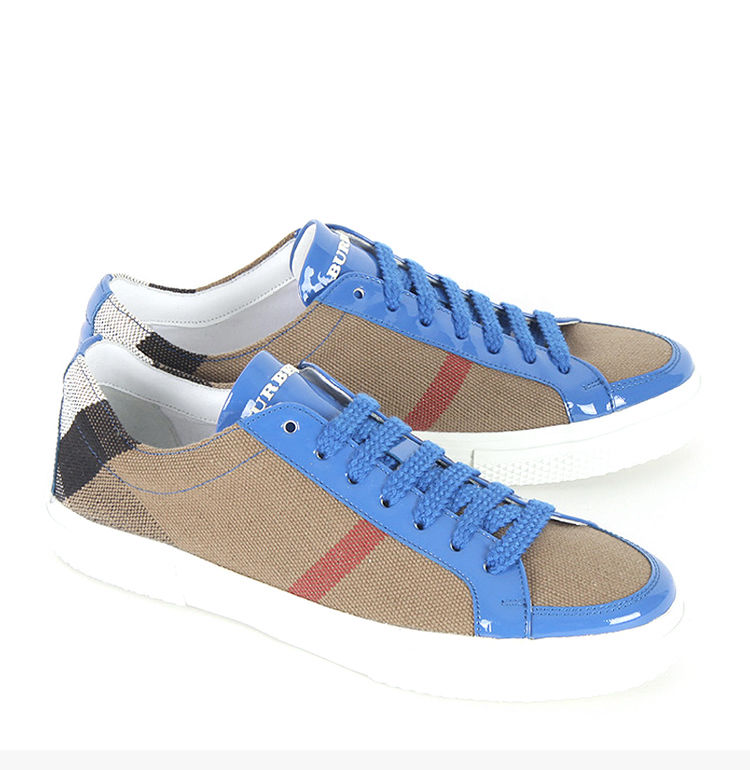 赤ちょうちんバリーBURBERRY レディーススニーカー 3941066-4371T-HYDR-BLUE【並行輸入品】【新古品・未当て嵌める品】