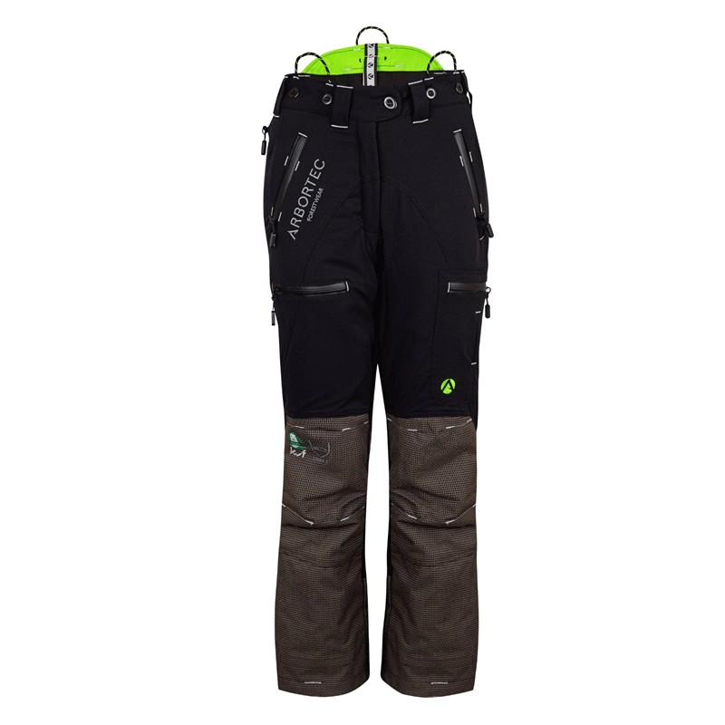 Arbortec AT4060 Breatheflex Pro チェンソーパンツ ひな形A-Class1 黒いこと レディース