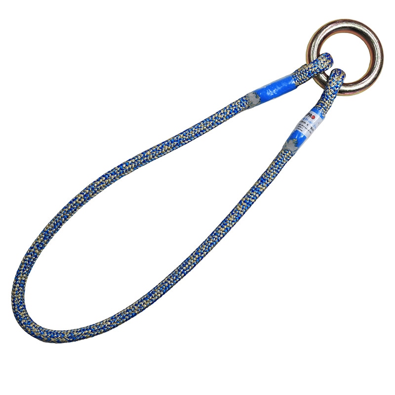 TREEPRO 大リングプルージック Φ10mm アクア 76cm アーボリスト 木登り アウトドア 林業 ツリークライミング 作業用 耐熱性 レスキュー アラミド