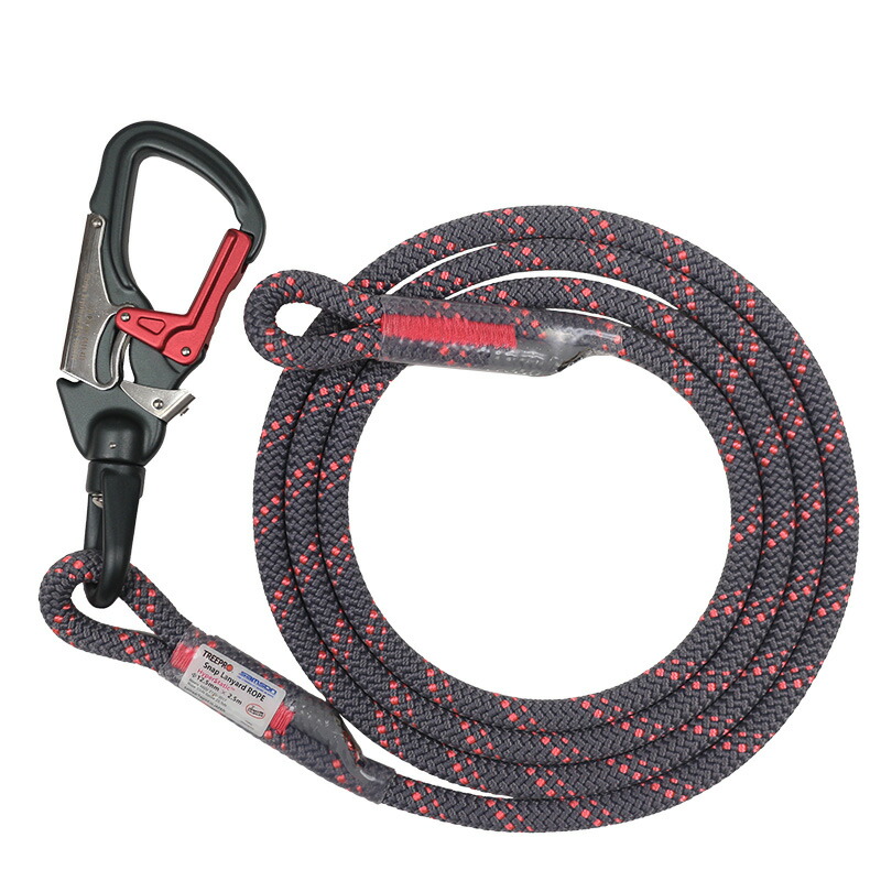 【受注生産】TREEPRO トリプルアクションスイベルスナップフックランヤード3ｍ　ハイパースタティック