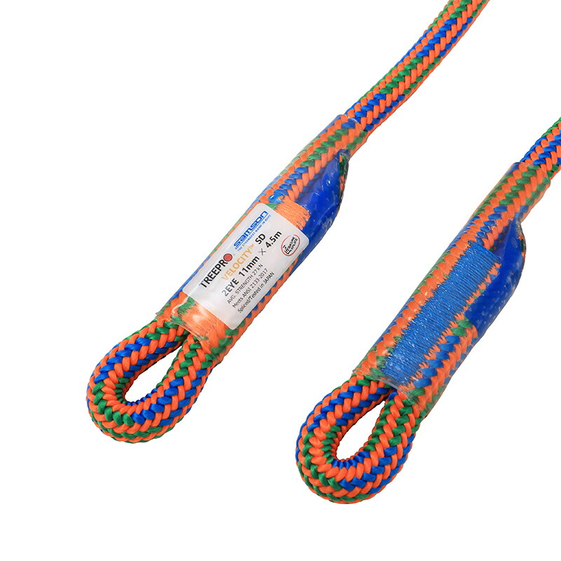 楽天市場】TREEPRO 2EYEランヤード Φ11mm 3m SAMSON DRY