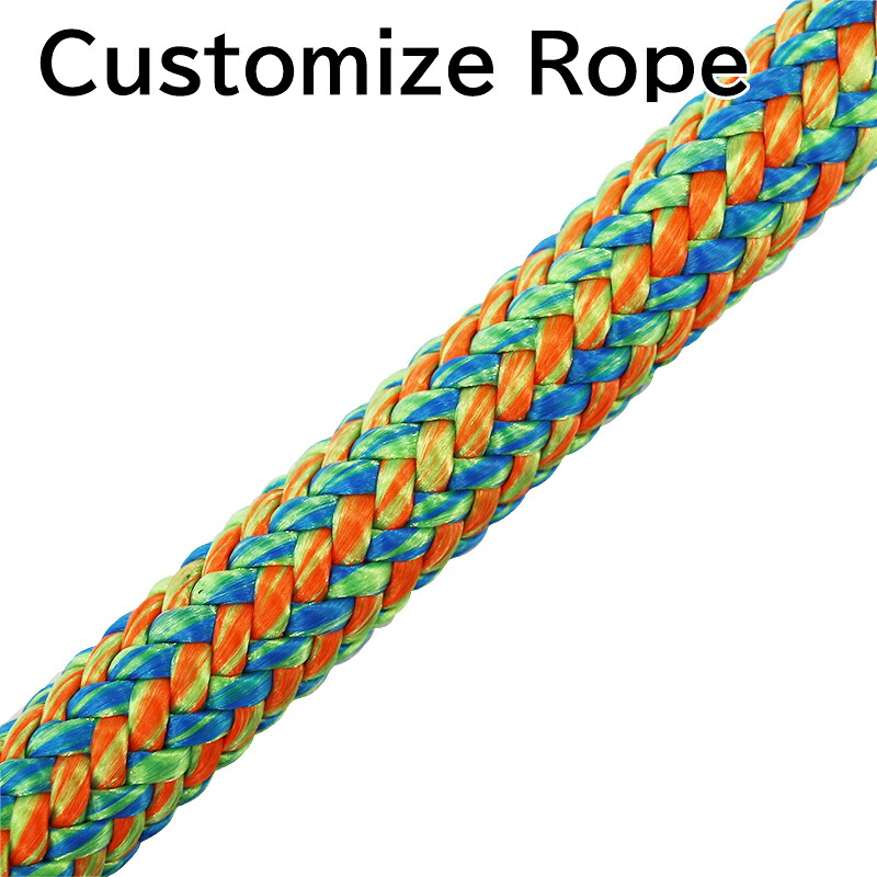 TREEPRO【受注生産】カスタマイズロープ SAMSON DRY VORTEX EYEなし　クライミングロープ 径12.7mm アーボリスト ツリークライミング ランヤード 高所作業 林業 造園業 木登り