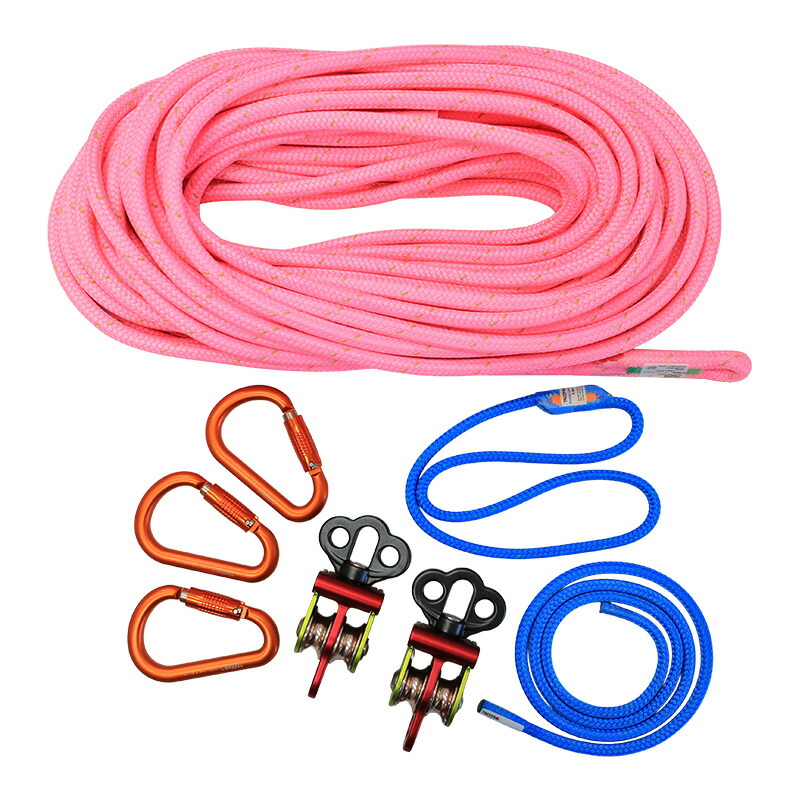 TREEPRO イージーリフトシステム（swivel）Easy Lift System 縄索有り  天然木クライミング 木上り勾配 アウトドア 林業 造園業 高さ進め方 アーボリスト