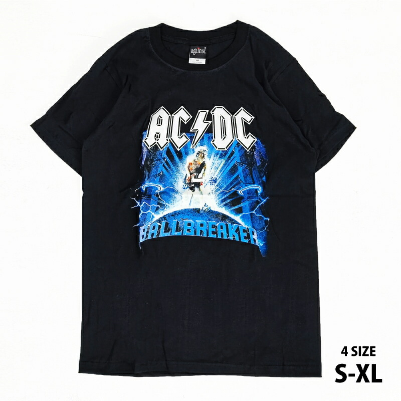 楽天市場】ヴィンテージ風 AC/DC Tシャツ エーシーディーシー ロックT