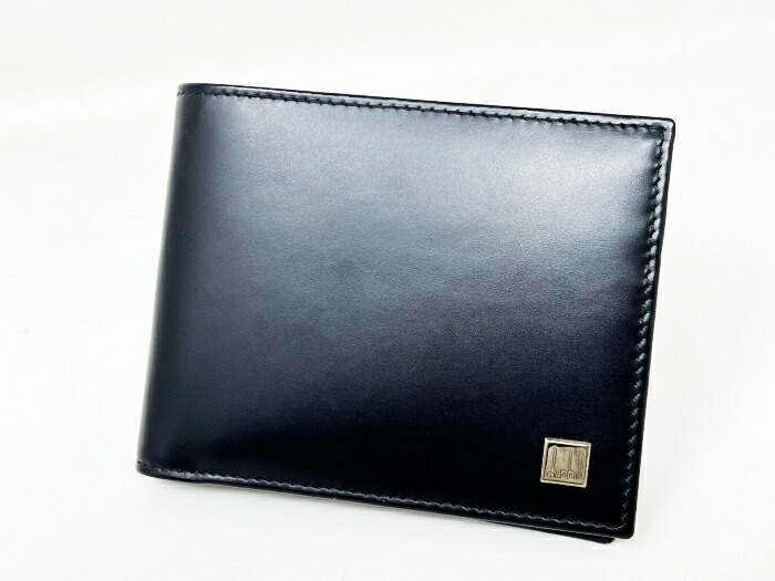 楽天市場】ダンヒル dunhill 財布 ブラックxゴールド レザーx