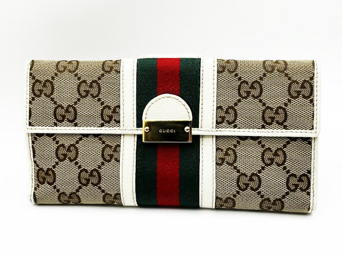 GUCCI グッチ 長財布 美品 プリンシー 二つ折り GGキャンバス シェリー 楽天市場】【未使用品】【財布】GUCCI グッチ GGキャンバス
